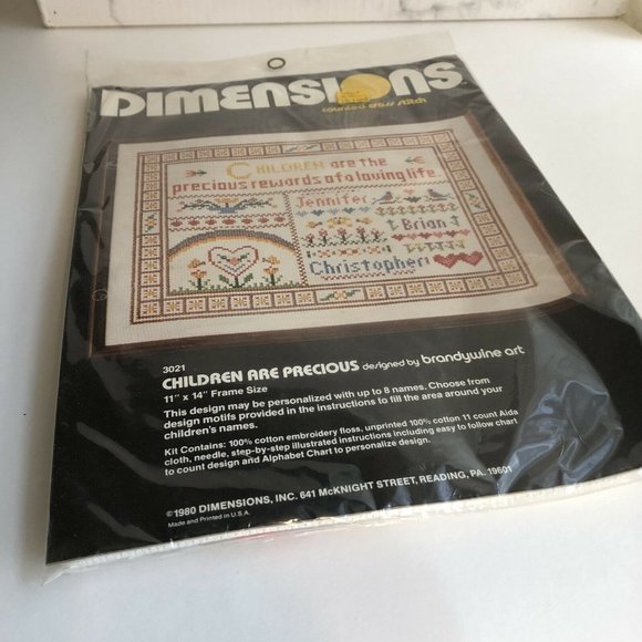 Vintage Dimensions Children are Precious Counted - Picture 8 of 8